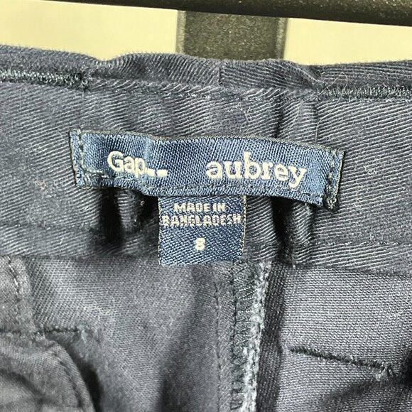 NEW Gap Pants Womens 8 blue chino aubrey straight leg classic preppy - Picture 4 of 12